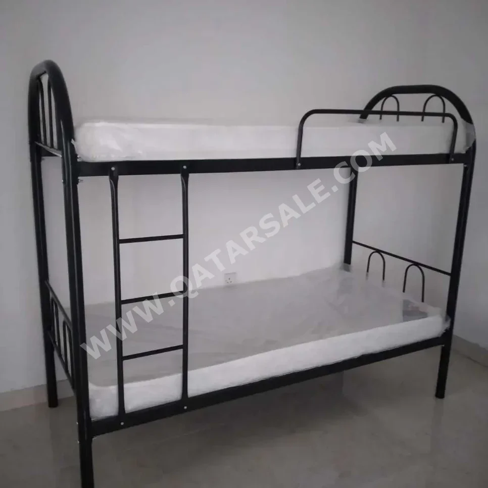 Beds - Double bunk  - Black  - Mattress Included