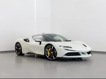 Ferrari  SF90 Stradale  2022  Automatic  2,600 Km  8 Cylinder  Rear Wheel Drive (RWD)  Coupe / Sport  White  With Warranty