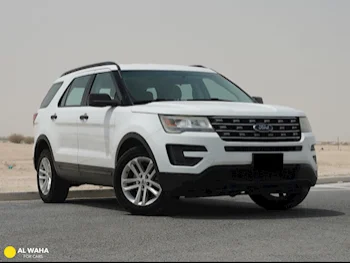 Ford  Explorer  2016  Automatic  80,000 Km  6 Cylinder  Four Wheel Drive (4WD)  SUV  White