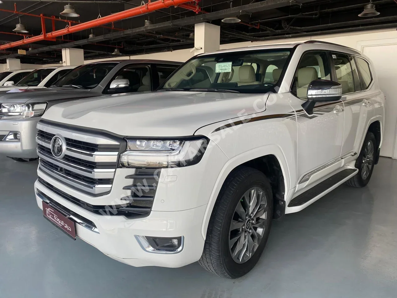 Toyota  Land Cruiser  VXR Twin Turbo  2023  Automatic  84,000 Km  6 Cylinder  Four Wheel Drive (4WD)  SUV  White  With Warranty