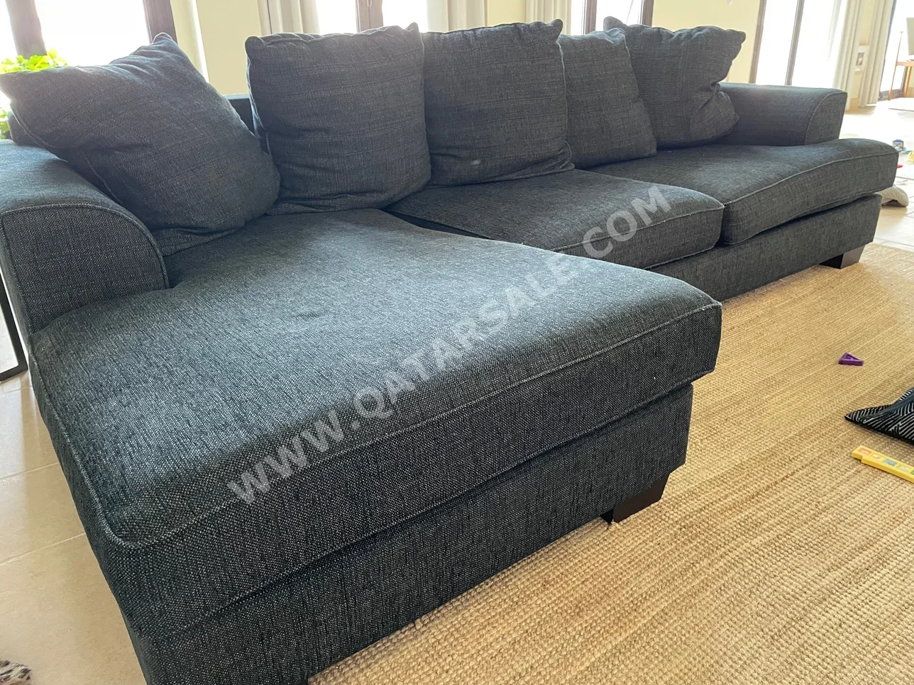 Sofas, Couches & Chairs The One  L shape  - Fabric  - Black