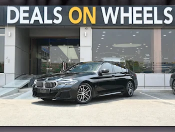 BMW  5-Series  520i M  2021  Automatic  78,000 Km  4 Cylinder  Rear Wheel Drive (RWD)  Sedan  Black