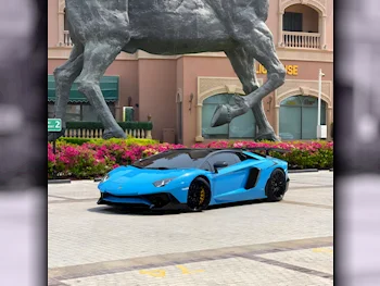 Lamborghini  Aventador  S  2012  Automatic  18,000 Km  12 Cylinder  All Wheel Drive (AWD)  Coupe / Sport  Blue