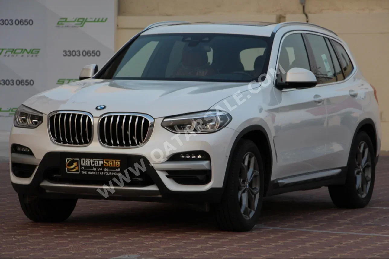 BMW  X-Series  X3  2021  Automatic  50,000 Km  4 Cylinder  Four Wheel Drive (4WD)  SUV  White  With Warranty