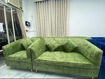 Sofas, Couches & Chairs Sofa Set  - Green & Beige