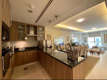 1 Bedrooms  Apartment  For Rent  in Doha -  The Pearl  Fully Furnished