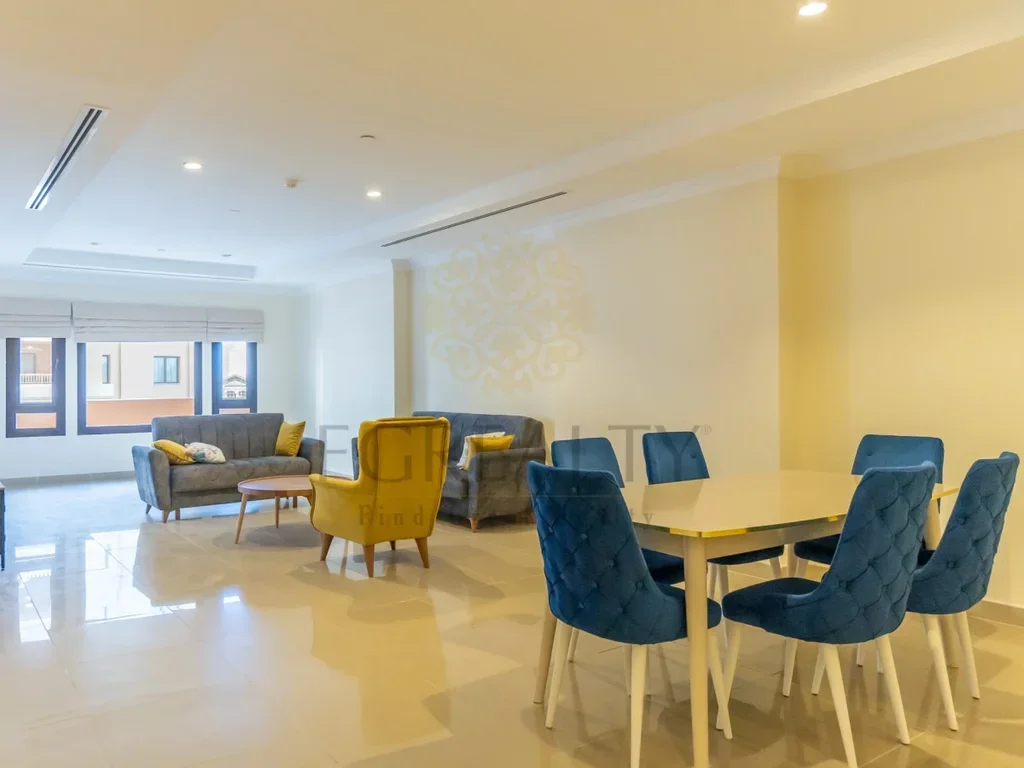 1 Bedrooms  Apartment  For Rent  in Doha -  The Pearl  Fully Furnished