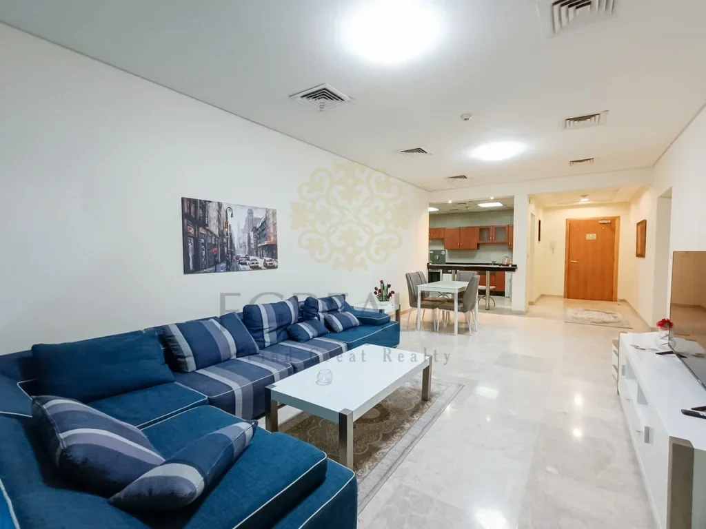 2 Bedrooms  Apartment  For Rent  in Doha -  West Bay Lagoon  Fully Furnished