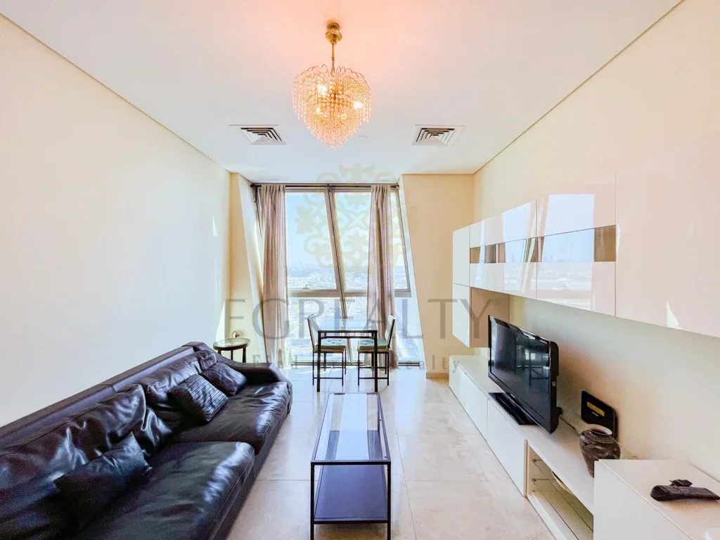 2 Bedrooms  Apartment  For Rent  in Doha -  West Bay Lagoon  Fully Furnished