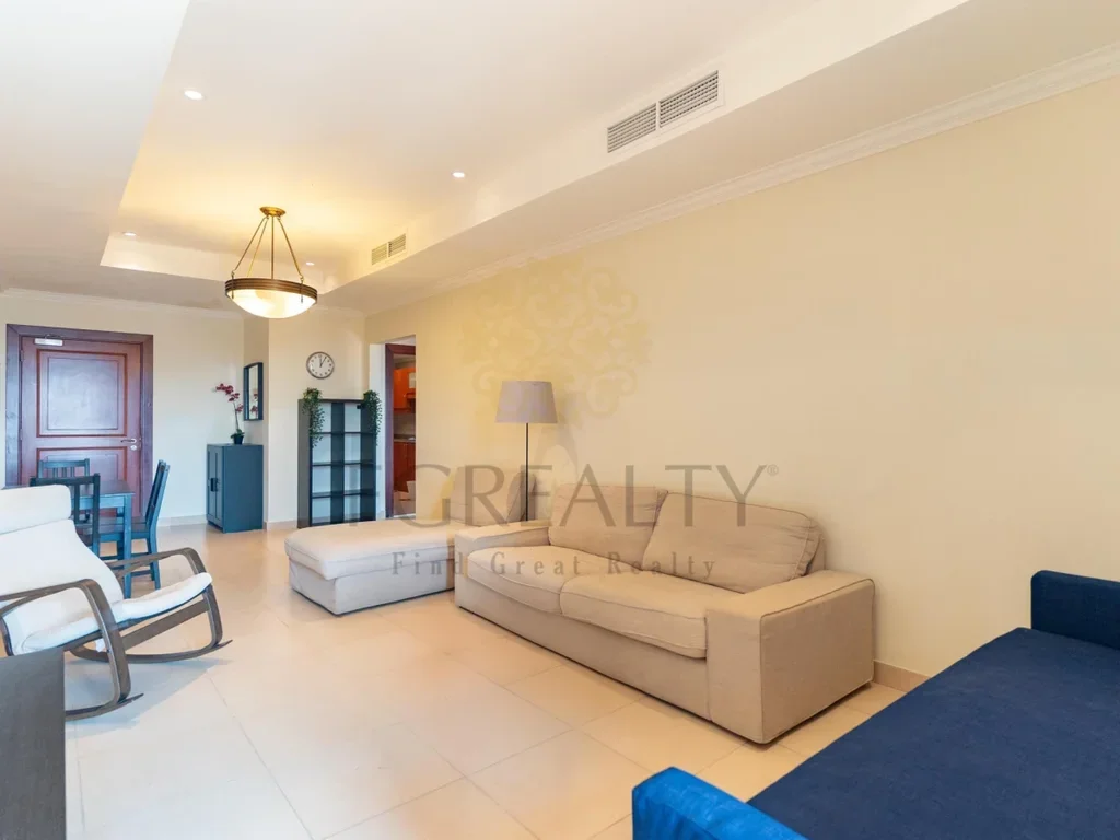 1 Bedrooms  Apartment  For Sale  in Doha -  The Pearl  Fully Furnished