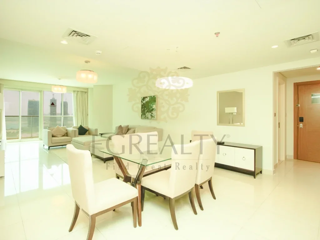 3 Bedrooms  Apartment  For Sale  in Lusail -  Marina District  Fully Furnished