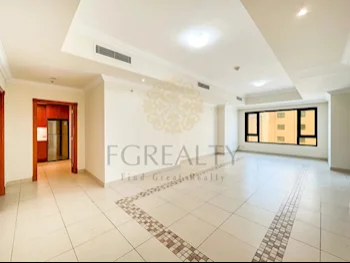 1 Bedrooms  Apartment  For Rent  in Doha -  The Pearl  Not Furnished