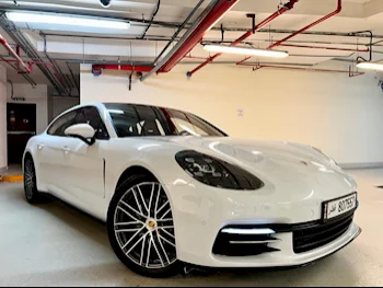 Porsche  Panamera  4 Executive  2018  Automatic  105,000 Km  8 Cylinder  Rear Wheel Drive (RWD)  Sedan  White