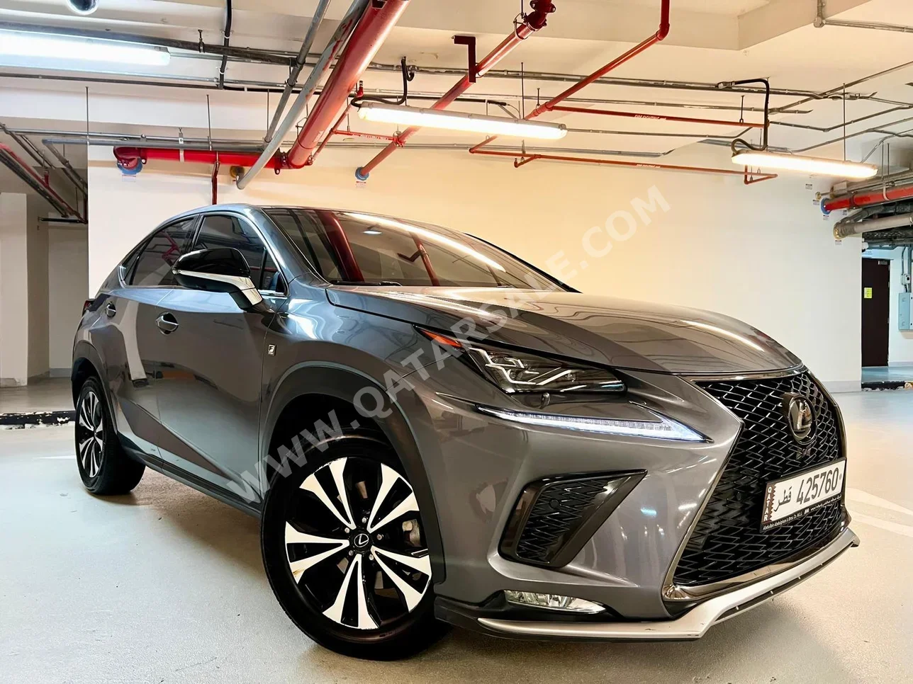 Lexus  NX  300  2021  Automatic  50,000 Km  6 Cylinder  All Wheel Drive (AWD)  SUV  Gray  With Warranty