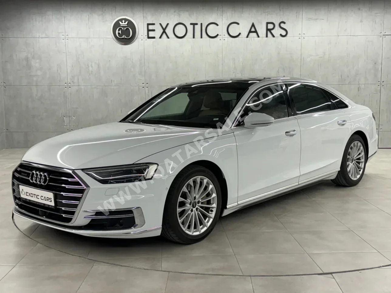 Audi  A8  L  2021  Automatic  35,000 Km  6 Cylinder  All Wheel Drive (AWD)  Sedan  White