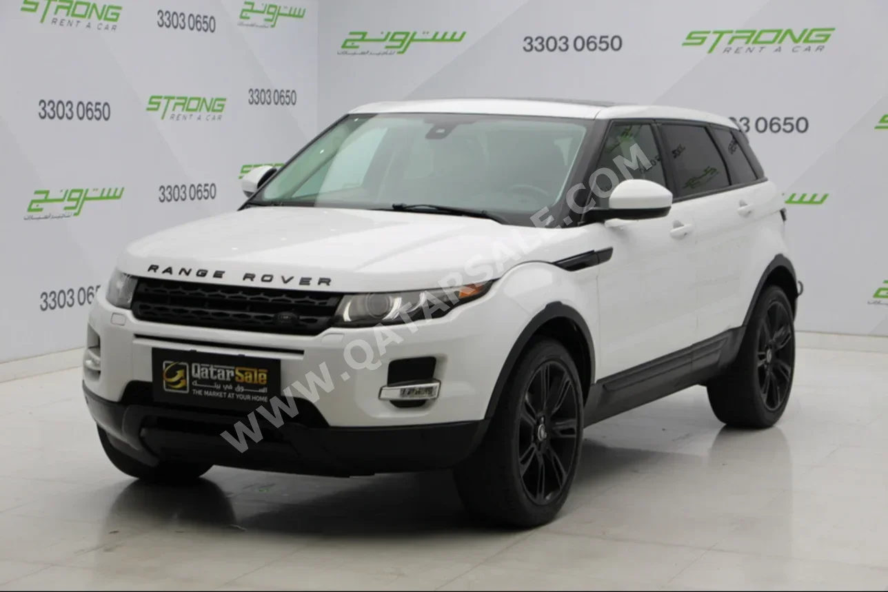 Land Rover  Evoque  2015  Automatic  75,000 Km  4 Cylinder  Four Wheel Drive (4WD)  SUV  White