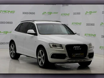 Audi  Q5  3.0 T S-Line  2014  Automatic  91,000 Km  6 Cylinder  Four Wheel Drive (4WD)  SUV  White