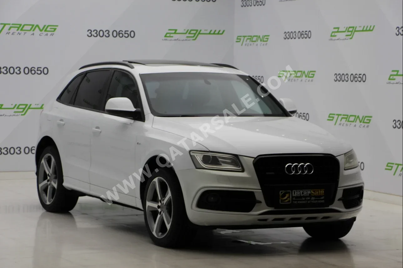 Audi  Q5  3.0 T S-Line  2014  Automatic  91,000 Km  6 Cylinder  Four Wheel Drive (4WD)  SUV  White