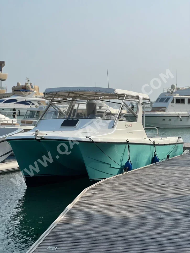 Fishing & Sail Boats - White + Blue