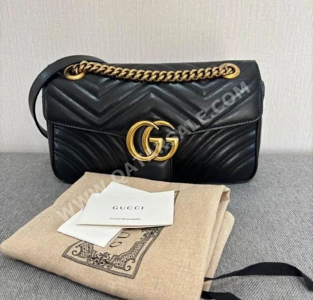 Bags  - Gucci  - Black  - Genuine Leather  - For Women