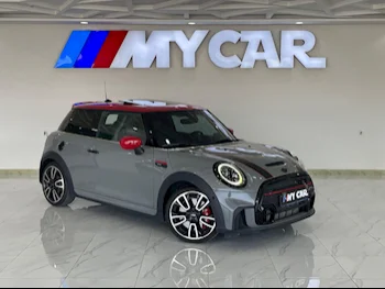 Mini  Cooper  JCW  2022  Automatic  43,000 Km  4 Cylinder  Front Wheel Drive (FWD)  Hatchback  Gray  With Warranty