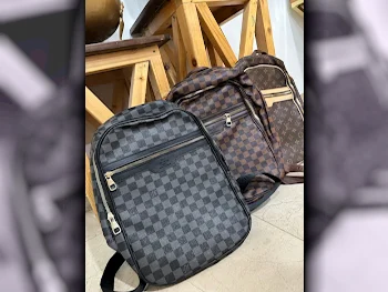 Backpacks  - Louis Vuitton  - Black  - Genuine Leather  - Unisex