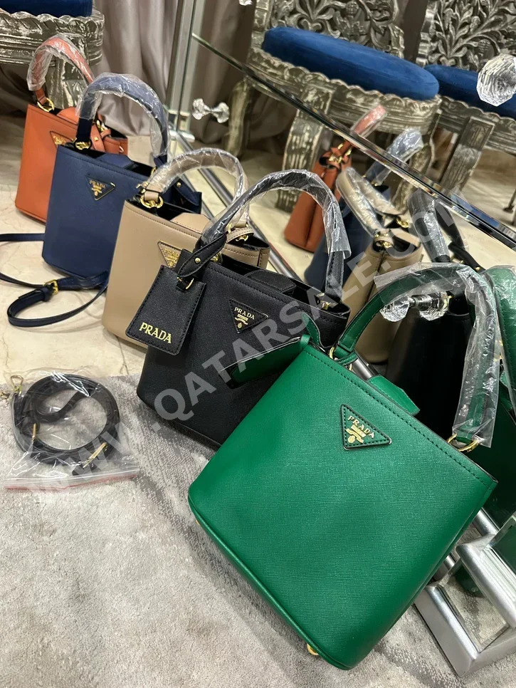 Bags  - Prada  - Green  - Genuine Leather  - For Women