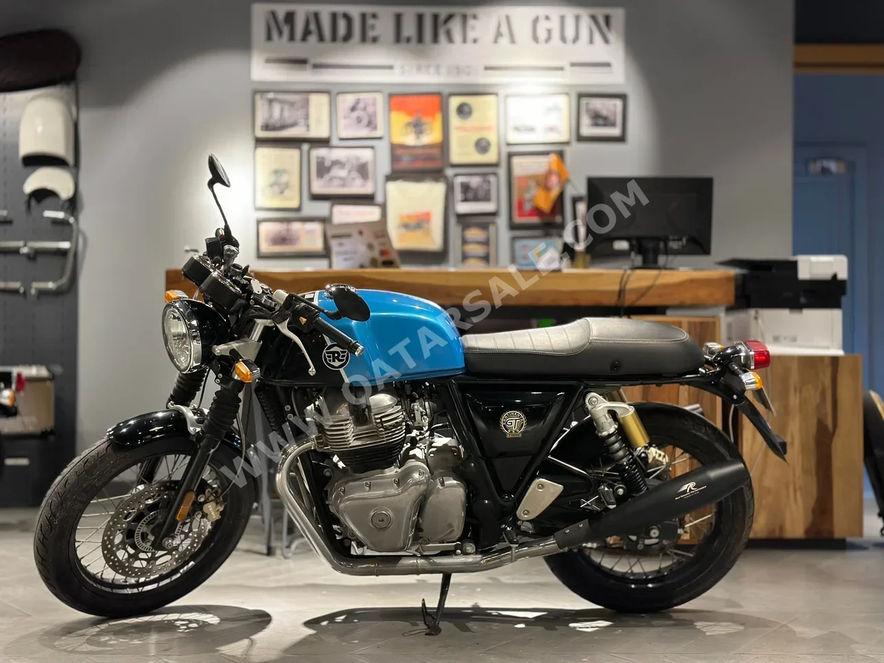 Royal Enfield  Continental GT -  2022 - Color Blue -  Warranty