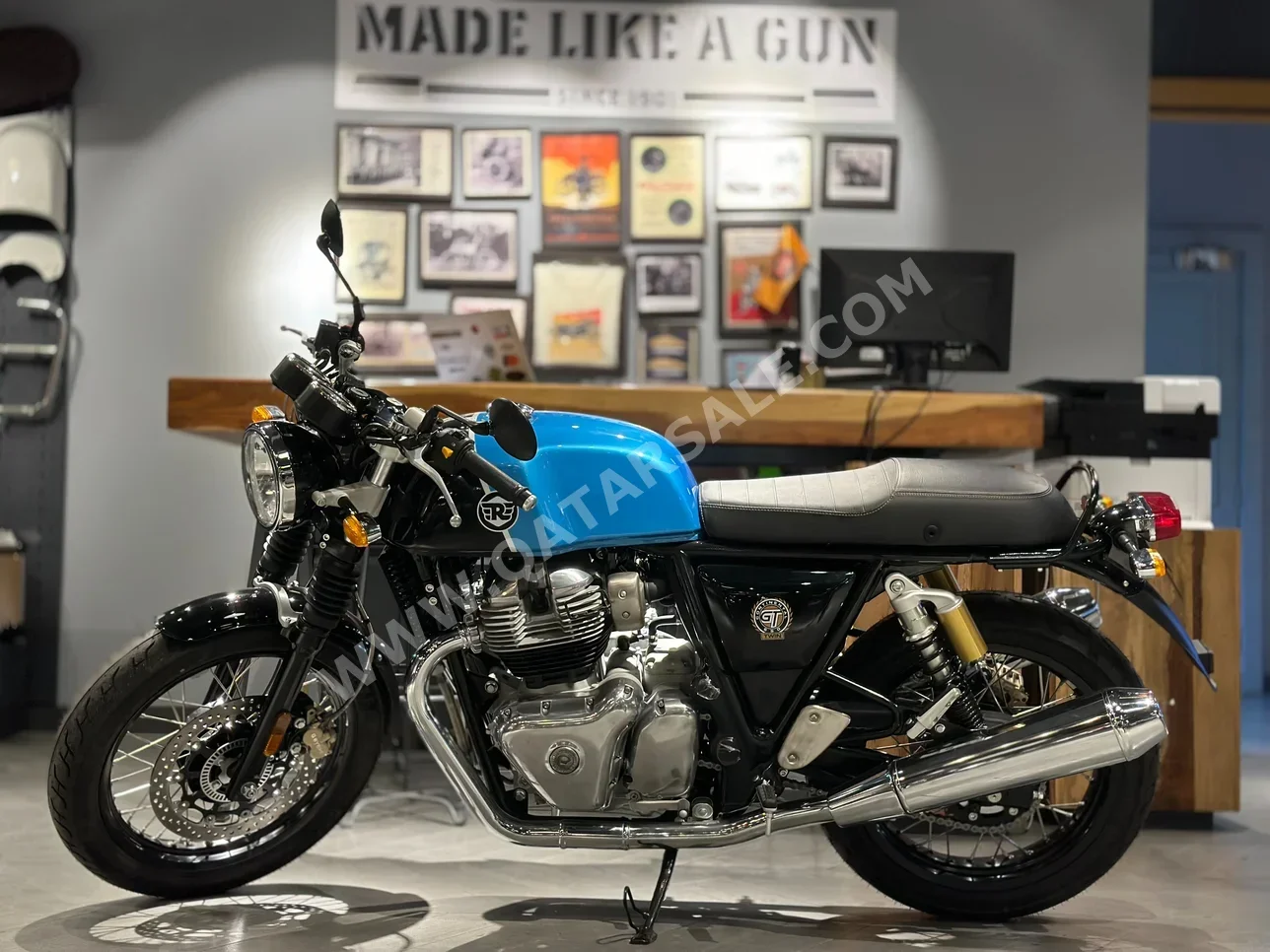 Royal Enfield  Continental GT -  2022 - Color Blue -  Warranty