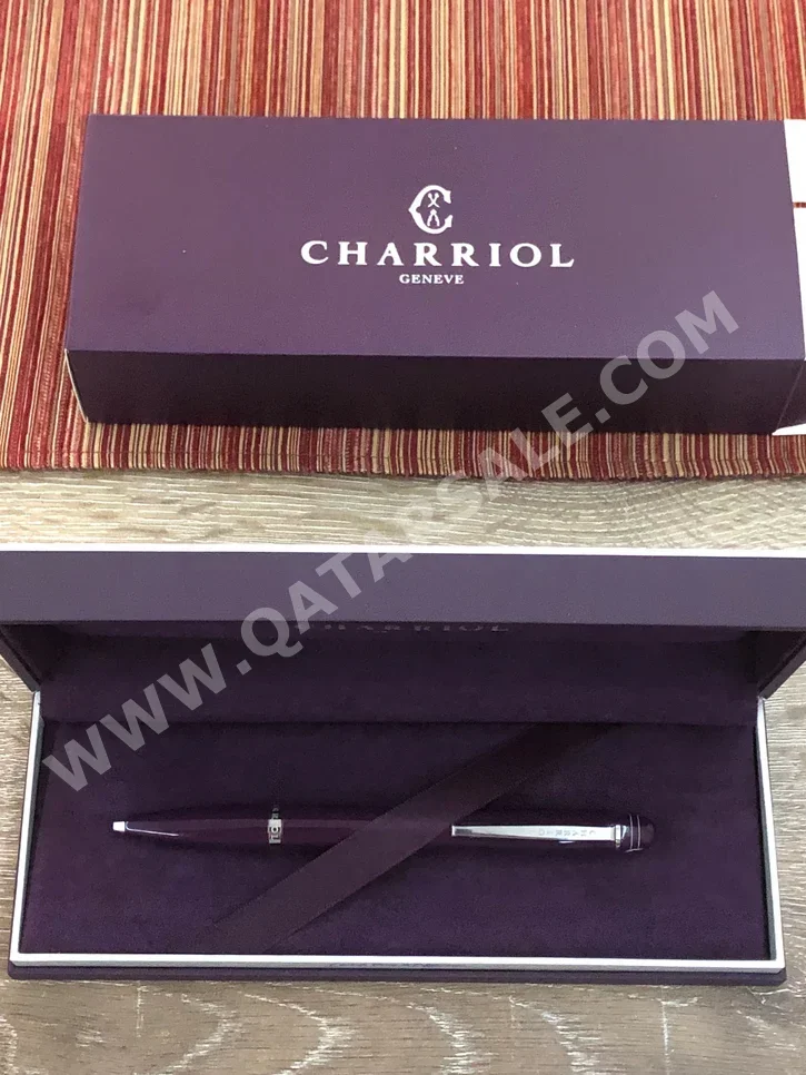 Charriol  Violet -  Year 2024  Ballpoint Pen