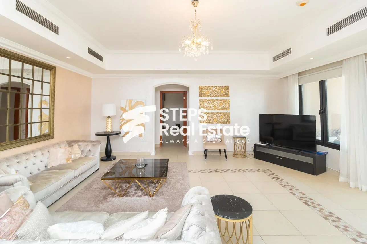 2 Bedrooms  Apartment  in Doha -  The Pearl  Fully Furnished