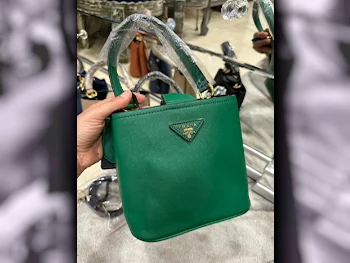 Bags  - Prada  - Green  - Genuine Leather  - For Women