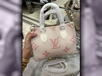 Tote Bag  - Louis Vuitton  - Pink  - Genuine Leather  - For Women