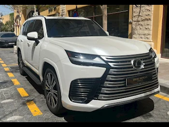 Lexus  LX  600 Luxury  2023  Automatic  26,000 Km  6 Cylinder  Four Wheel Drive (4WD)  SUV  White  With Warranty