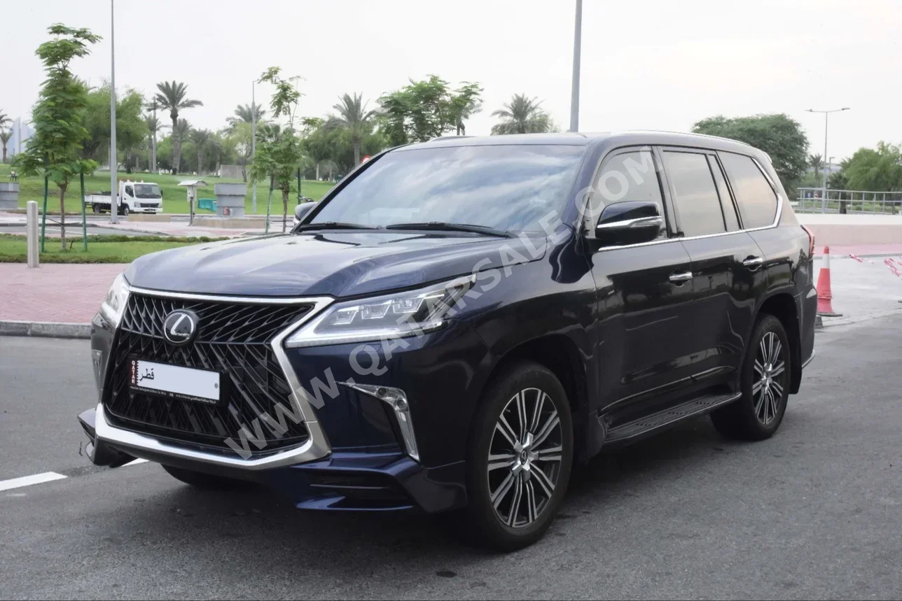 Lexus  LX  570 S  2018  Automatic  88,000 Km  8 Cylinder  Four Wheel Drive (4WD)  SUV  Dark Blue