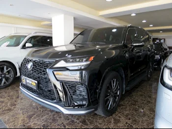 Lexus  LX  600 F Sport  2022  Automatic  50,000 Km  6 Cylinder  Four Wheel Drive (4WD)  SUV  Black  With Warranty