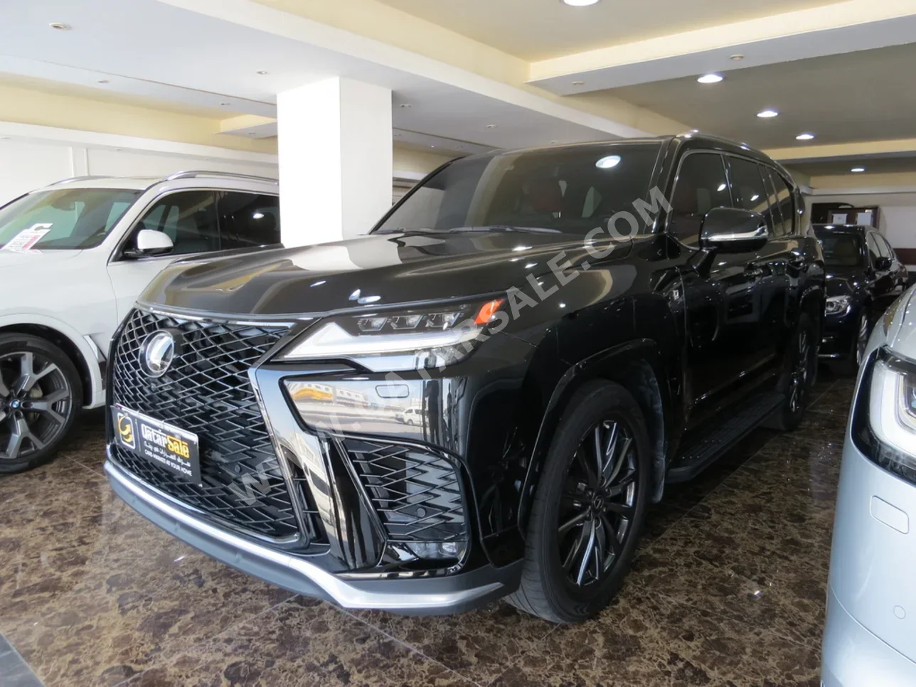 Lexus  LX  600 F Sport  2022  Automatic  50,000 Km  6 Cylinder  Four Wheel Drive (4WD)  SUV  Black  With Warranty