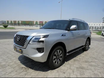 Nissan  Patrol  LE  2023  Automatic  8,000 Km  8 Cylinder  Four Wheel Drive (4WD)  SUV  Silver  With Warranty