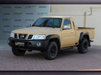 Nissan  Patrol  Pickup  2020  Manual  65,000 Km  6 Cylinder  Four Wheel Drive (4WD)  Pick Up  Beige  With Warranty