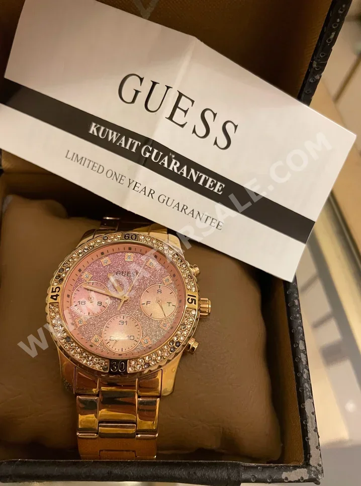 Watches - Guess  - Quartz Watch  - Gold  - Women Watches