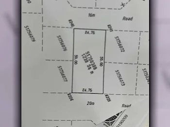 Lands For Sale in Al Rayyan  - Al Gharrafa  -Area Size 1٬238 Square Meter