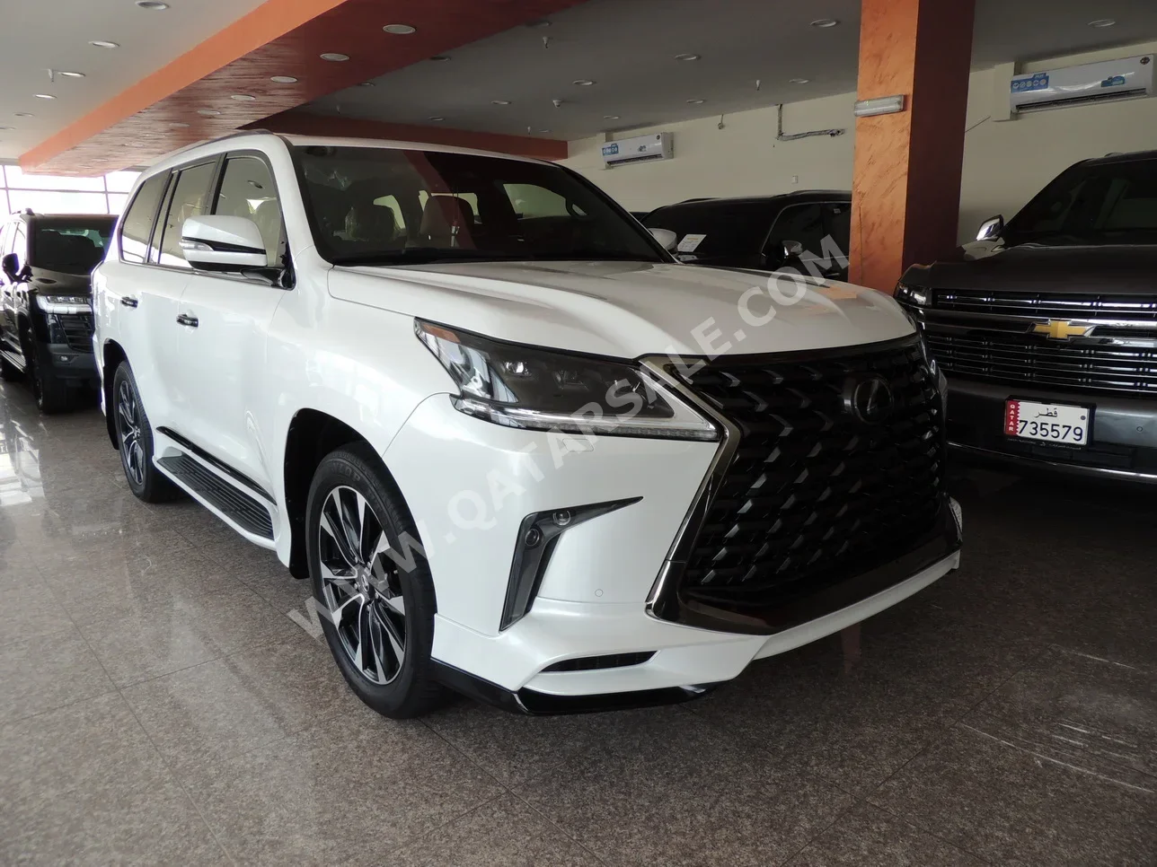 Lexus  LX  570 S Black Edition  2021  Automatic  80,000 Km  8 Cylinder  Four Wheel Drive (4WD)  SUV  White