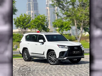 Lexus  LX  600 F Sport  2022  Automatic  41,000 Km  6 Cylinder  Four Wheel Drive (4WD)  SUV  White  With Warranty