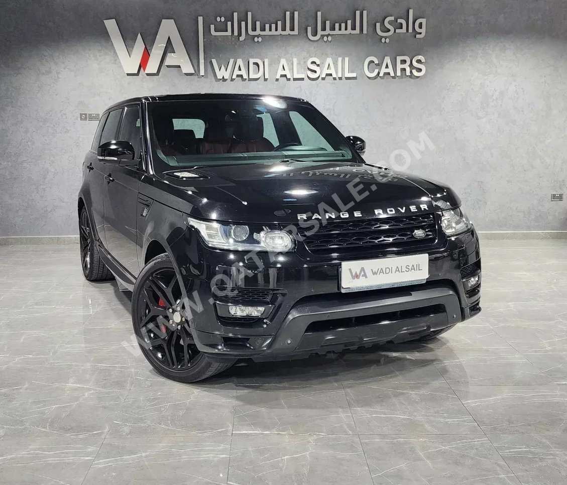 Land Rover  Range Rover  Sport  2015  Automatic  105,000 Km  8 Cylinder  Four Wheel Drive (4WD)  SUV  Black