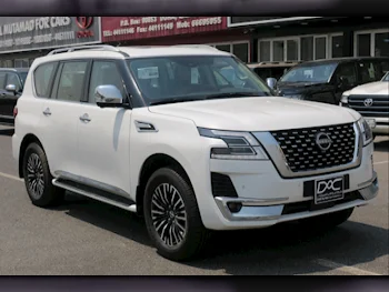 Nissan  Patrol  Platinum  2023  Automatic  0 Km  6 Cylinder  Four Wheel Drive (4WD)  SUV  White  With Warranty