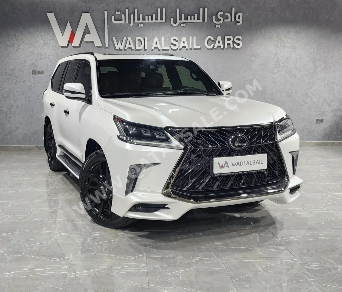 Lexus  LX  570 S Black Edition  2020  Automatic  55,000 Km  8 Cylinder  Four Wheel Drive (4WD)  SUV  White