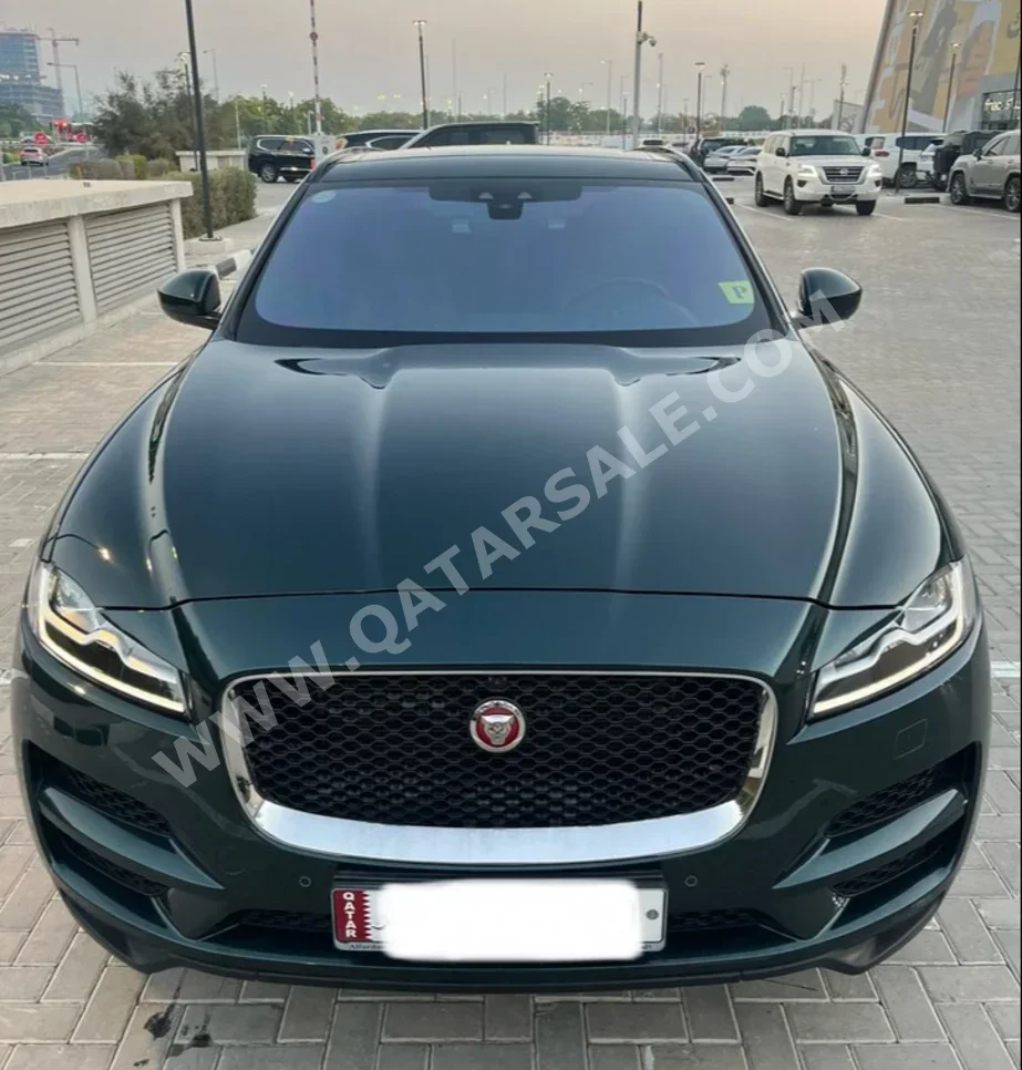 Jaguar  F-Pace  First Edition  2018  Automatic  92,000 Km  4 Cylinder  Four Wheel Drive (4WD)  SUV  Green