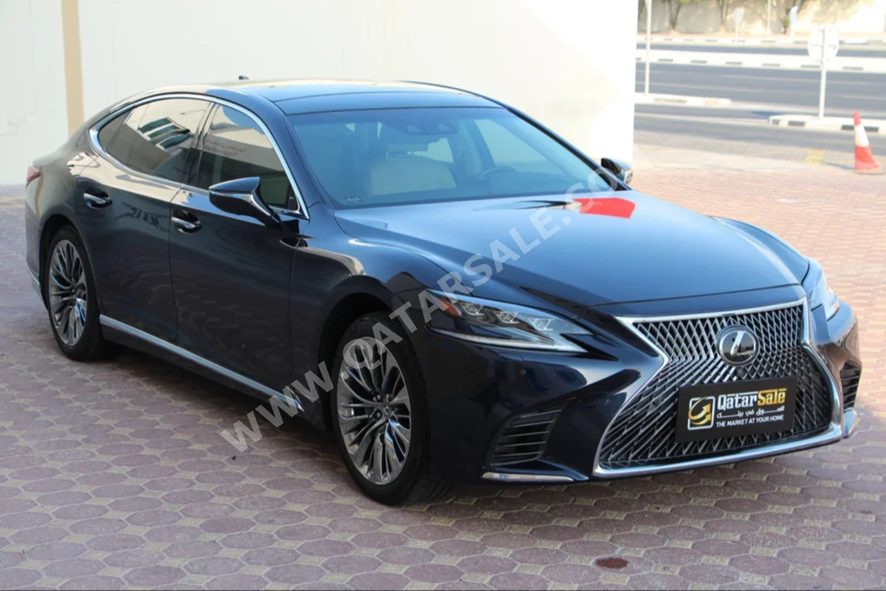 Lexus  LS  500  2018  Automatic  77,000 Km  6 Cylinder  Four Wheel Drive (4WD)  SUV  Dark Blue