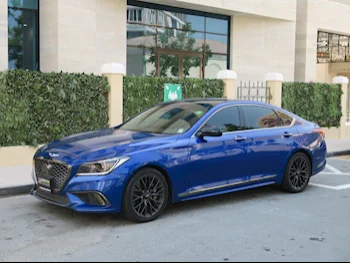 Genesis  G80  2018  Automatic  105,000 Km  6 Cylinder  Rear Wheel Drive (RWD)  Sedan  Blue