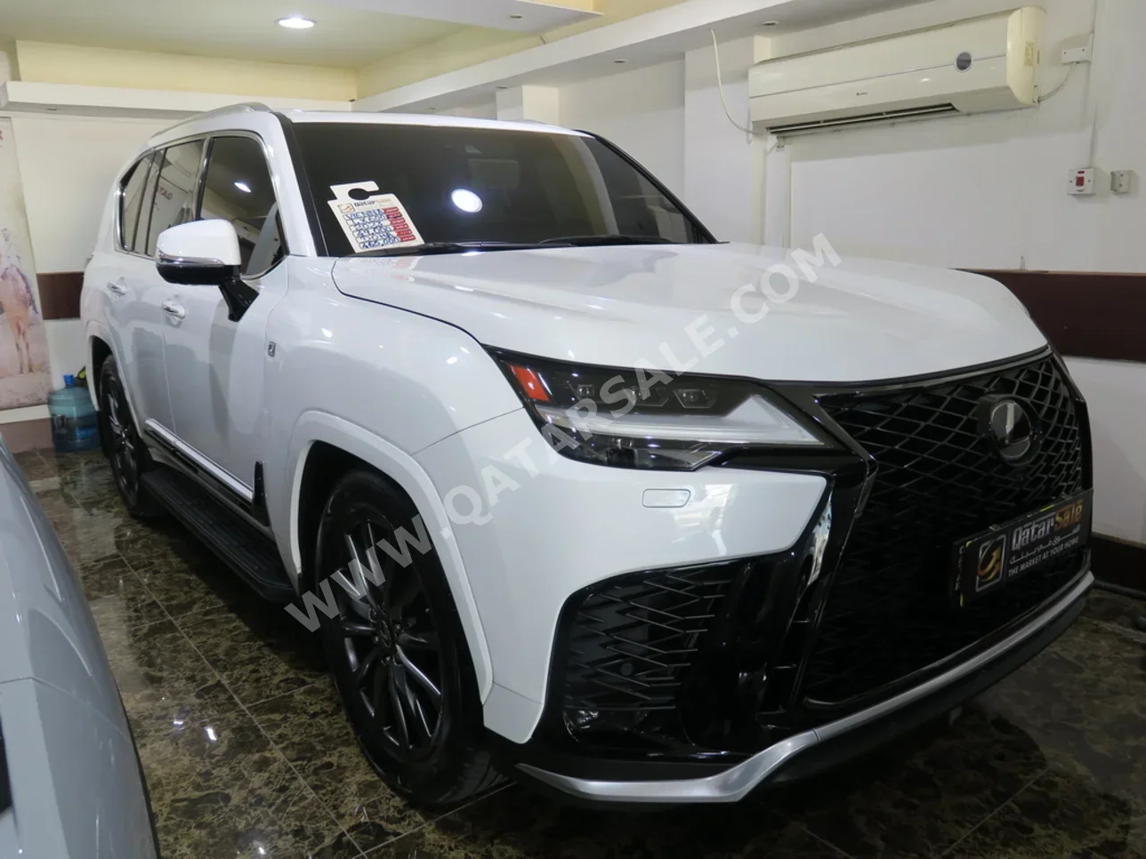 Lexus  LX  600 F Sport  2023  Automatic  49,000 Km  6 Cylinder  Four Wheel Drive (4WD)  SUV  White  With Warranty